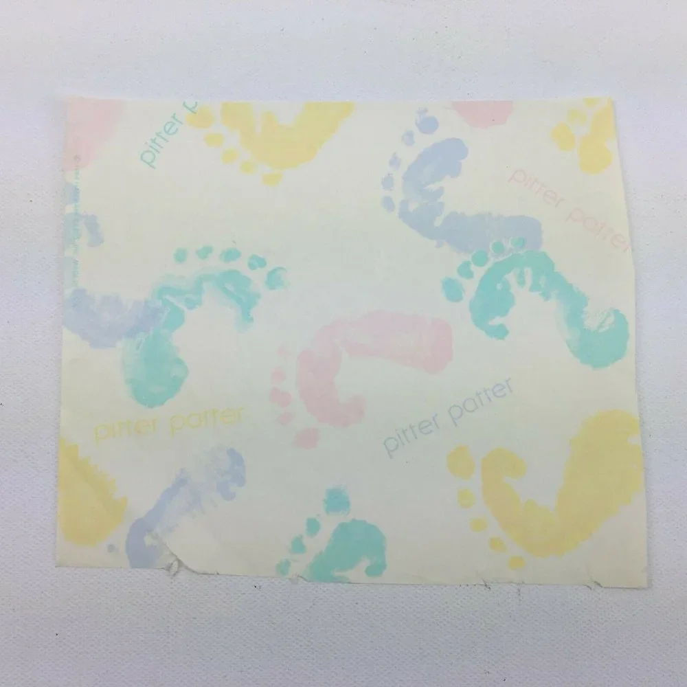 Baby Shower Gender Reveal Neutral Gift Printed Wrapping Paper Present Pink Blue